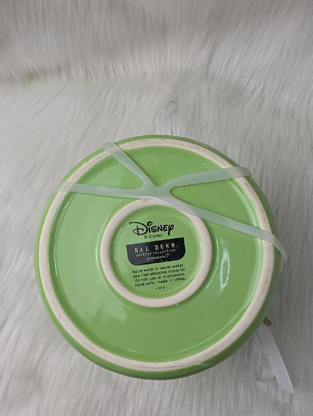 RAE DUNN Artisan Collection Disney Princess Tinkerbell Collectible Cup Plate NEW